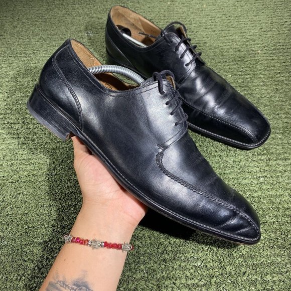 Mezlan Andrew Mens Brogue Shoes Black Size 11.5M Made In Spain main image 7
